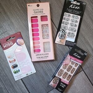 Nail polish strips and designs